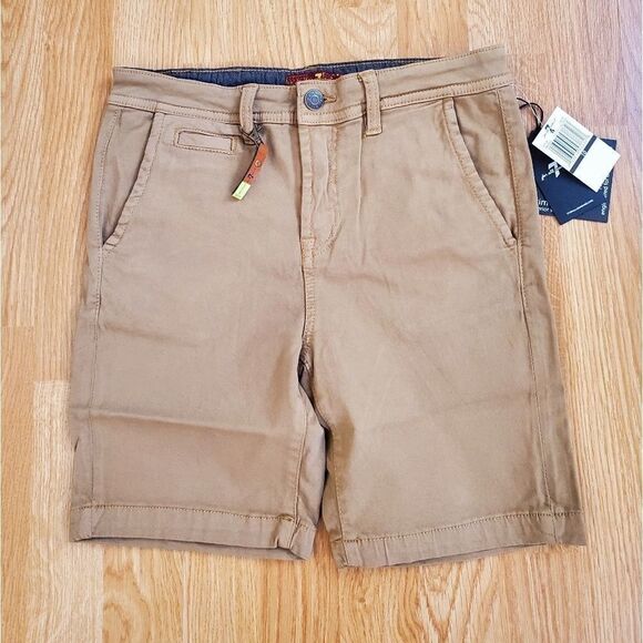 7 For All Mankind Boy's Five Pocket Chino Shorts - Picture 3 of 10